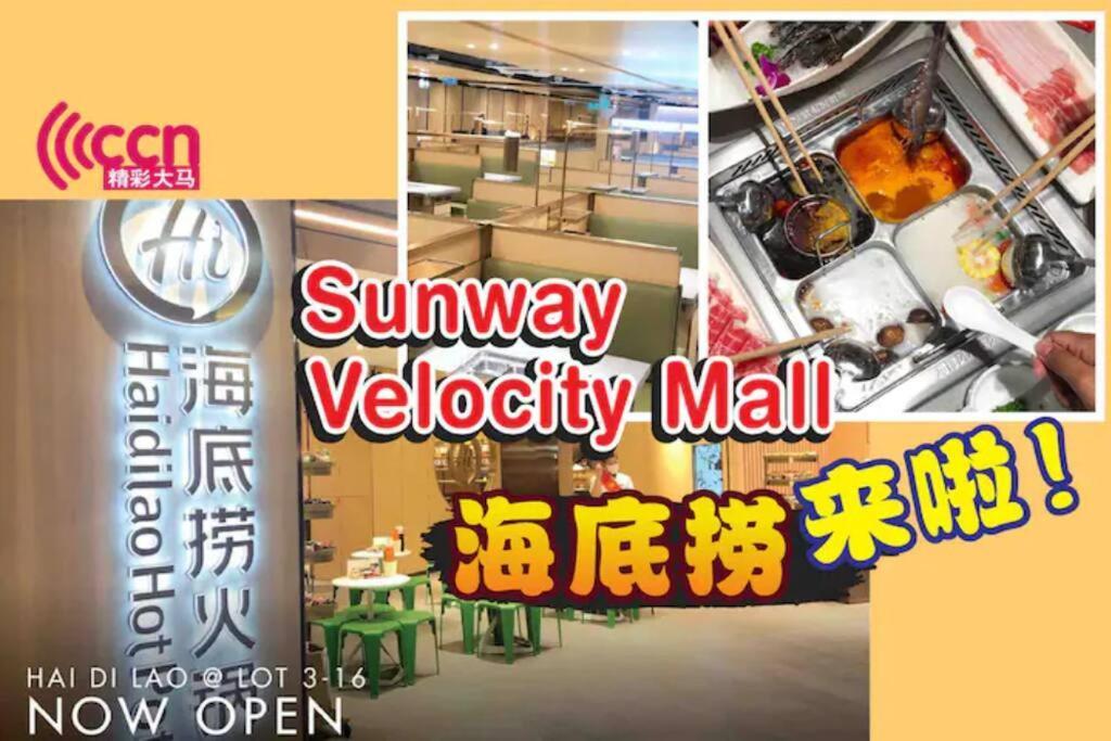 Sunway Velocity Mall Vr3616-2Br 8Pax Mrt Lrt Lägenhet Kuala Lumpur Exteriör bild